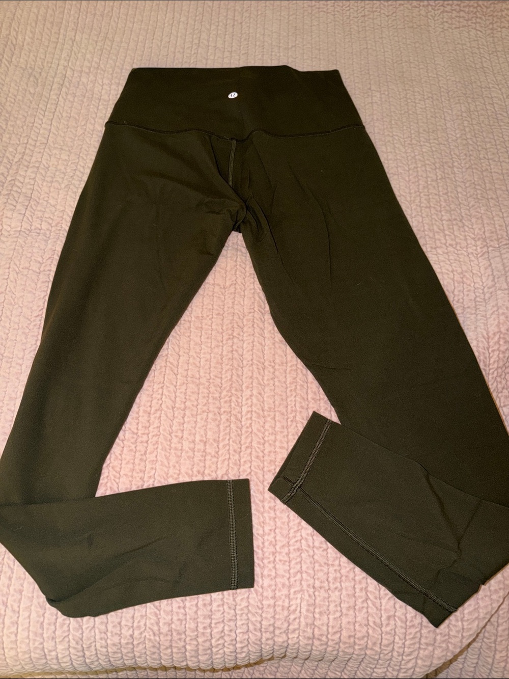 lululemon athletica Black High-Rise Leggings with Wide Waistband